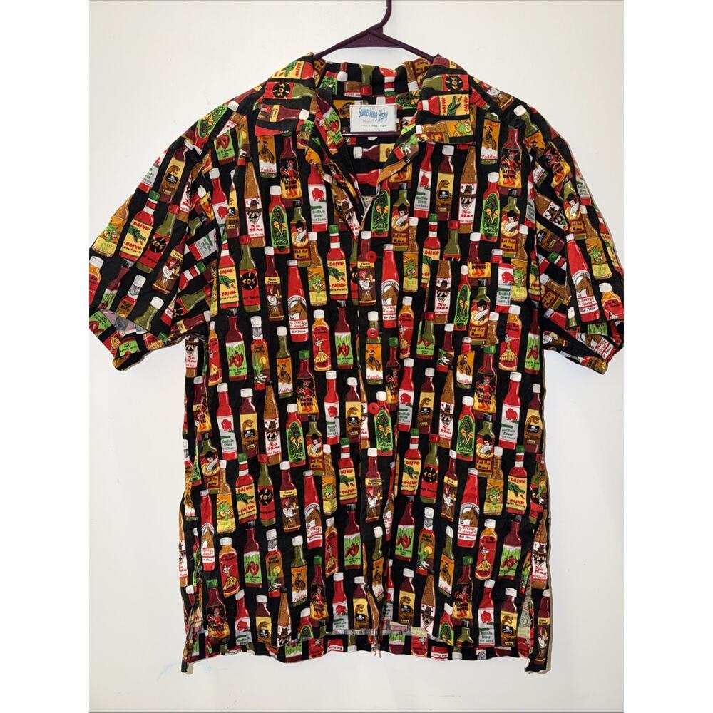 Hot Sauce, XL , SOMETHING FISHY SHIRTS, Tropical, Cotton